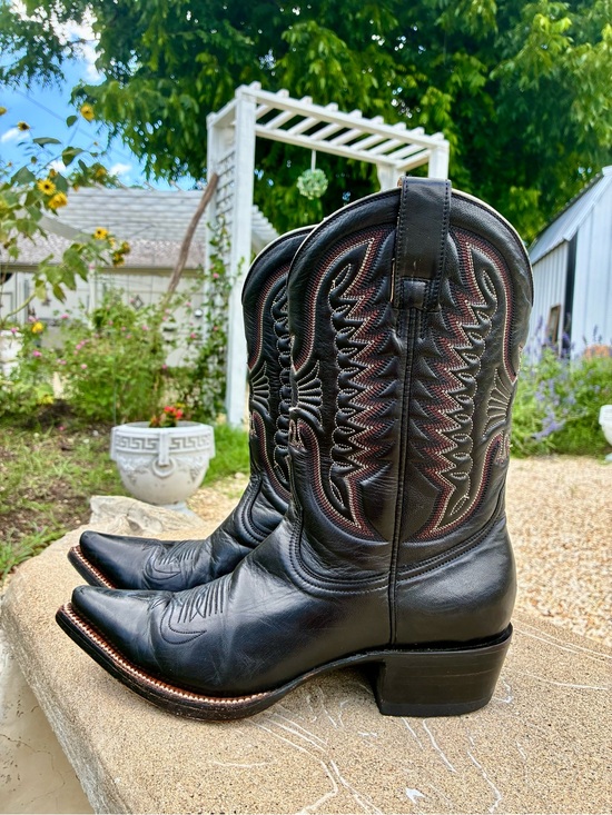 Heritage Boot Co. Shoes - Heritage Boot Co Handmade Black “Jesse Dayton” Cowboy Boots - Women’s 6